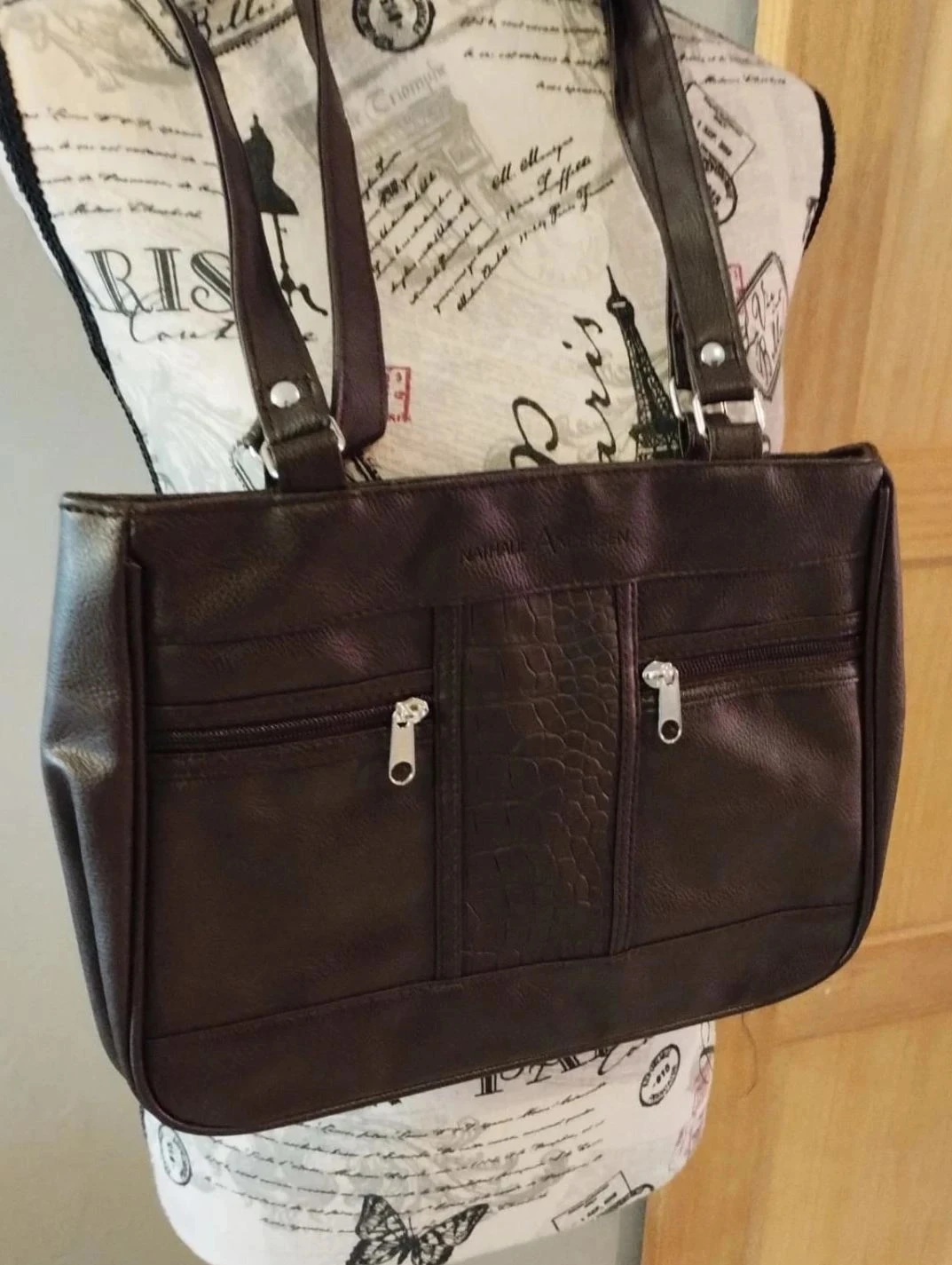 Bruin handtas, nieuw, Nathalie Andersen – photo 2